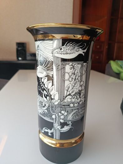 Vintage Endre Szasz Bauhaus large vase