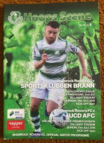 2019 Shamrock Rovers v Sportsklubben Brann - UEFA Europa League 1st Qualifying Round 2nd Leg Programme