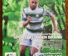 2019 Shamrock Rovers v Sportsklubben Brann - UEFA Europa League 1st Qualifying Round 2nd Leg Programme
