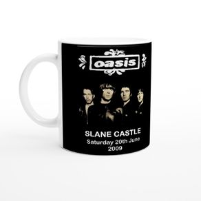 Oasis Slane Castle Ireland 2009 11oz Ceramic Mug