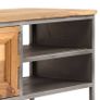 TV Cabinet Recycled Teak and Steel 120x30x40 cm Image 4