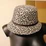 Women's Brown Mix Leopard Print Bucket Hat Image 2