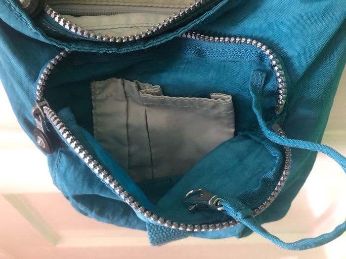 Kipling AVELINE blue nylon waterproof crossbody shoulder bag