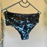 Vintage Leg Avenue Black Sequin Hotpants Size S Image 5