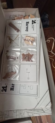 Antique Harvey 1847 Baltimore Clipper Model ship kit