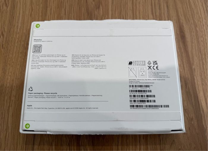 iPhone Duo Star White 256GB