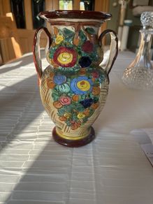 vintage Italian style urn-shaped vase