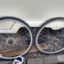 bike wheels 28inch 8prockets on back wheel both are quick release Image 2