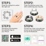 Health Rings for Women Men,Smart Ring with Heart Rate,Blood Oxygen, Blood Pressure, Sleep Tracker, Step Tracker, No Subscription Fee, IP68 Waterproof Smart Ring for iphone & Android Image 2