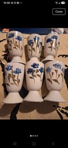 Six Mazagrans Wine Goblets