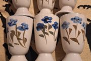 Six Mazagrans Wine Goblets