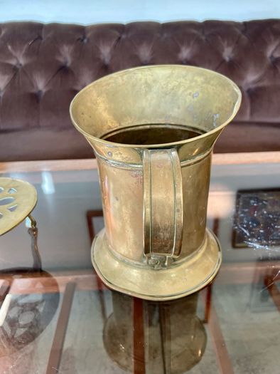 Antique Dutch Melkkan Brass Milk Can Vintage Decoration Authentic Brass Milk Can