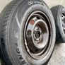 14" 5x100 VW steel wheels (Good tyres) Image 2