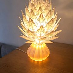 3D Printed Flower Lamp  Warm/Cool Adjustable USB Light