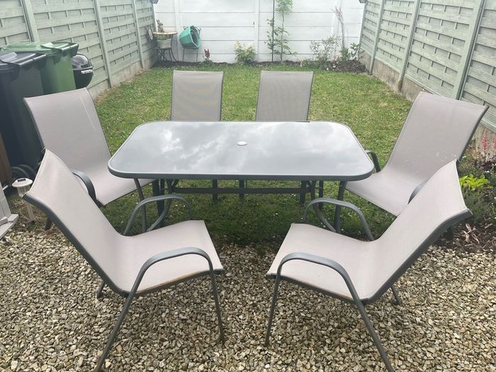 6 Seat Garden Furniture Set