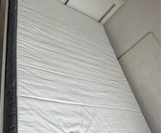 double bed and mattress