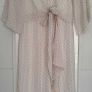 UTERQUE White Mulberry Silk Faux Wrap Dress Sz L (Fit 10-12UK) Image 3