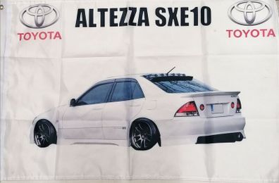 Toyota Altezza SXE 10 White Flag