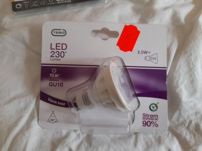 E4 LED light bulb bundle - 5xIKEA Ledare Gu10 400 Lm, 2 LED 230 lumen, 1x200 lumen