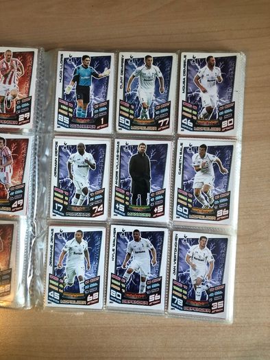 Huge Match Attax Binder Collection (2012/13) incl. Rare Gold Legends (Henry, Keane, Scholes)
