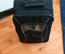 Small Wheeled Travel Case - Clean, Sturdy, Missing Extendable Handle