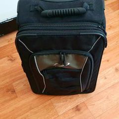 Small Wheeled Travel Case - Clean, Sturdy, Missing Extendable Handle