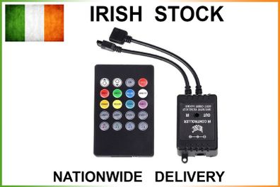 LED RGB Strip Sound Music Sensor Controller
