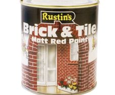 Rustins Brick And Tile Matt Red Paint quick dry