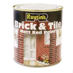 Rustins Brick And Tile Matt Red Paint quick dry