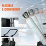 Heavy Duty Welding Cart with Lockable Cabinet and Gas Cylinder Storage Image 5