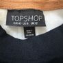 Topshop Black & White Colour Blocke Sweater UK12 Image 4