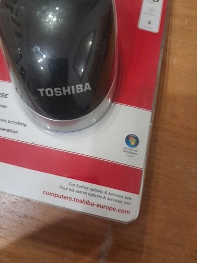 Toshiba Optical Tilt-wheel Mouse, For Home, Office, Work. Computer, Laptop. Brand New In Box.