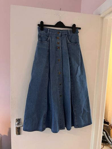 vintage midi skirt