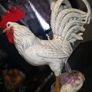 Large ceramic rooster statue Image 4