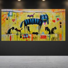 Piotr Piskorz "Puppy kindergarten nap time" XXL