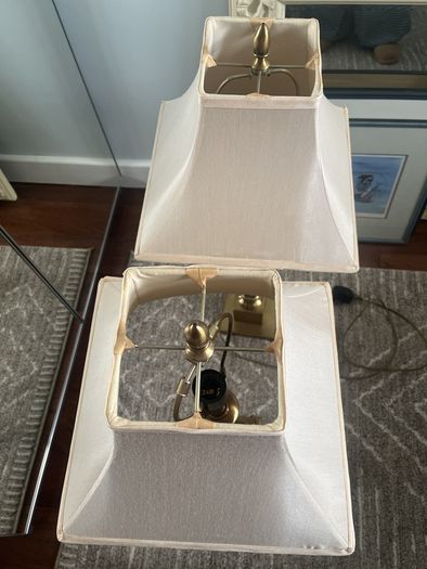 2x Matching table lamps