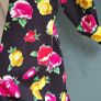 SOZI Garden Party floral on black dress Sz L (Fit 10-12 UK) - Rrp 199 (New) Image 9