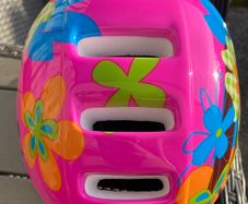 Kids floral helmet size xs (48cm - 52cm)