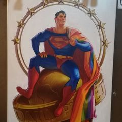 Superman Pride Flag Displate Poster