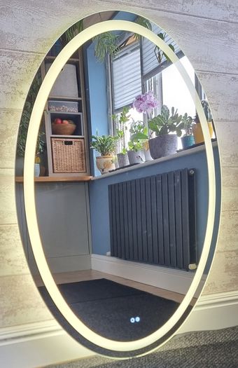 LED Bathroom Mirror Antifog 80x120cm