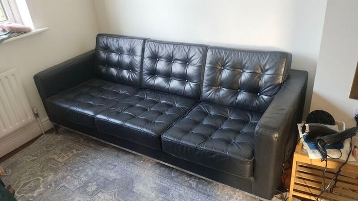 leather couch