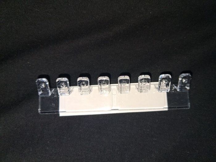 Only 1 Euro Each Or All 6 For Only 5 Euro!! - Brand New Self Adhesive Wall Mounted Jewellery Organiser Rack x8 Hooks - RRP - 1.16