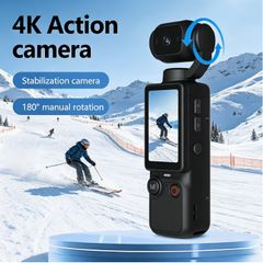 32GB 4K UHD Video Recording Pocket Camera  Webcam, USB-C Charging, 32G Memory