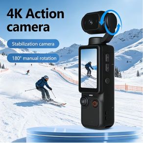 32GB 4K UHD Video Recording Pocket Camera  Webcam, USB-C Charging, 32G Memory