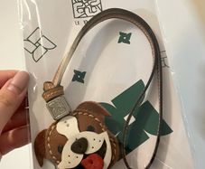 NEW dog bag charm bag keychain