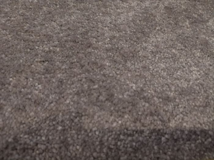 Set of x2 Grey Fluffy Floor Mats