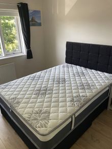 Double Divan Bed With Mattress and headboard (4ft6)