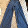 Lee Dark Blue Stella High Rise Wide Leg Jeans 28W31L Image 4