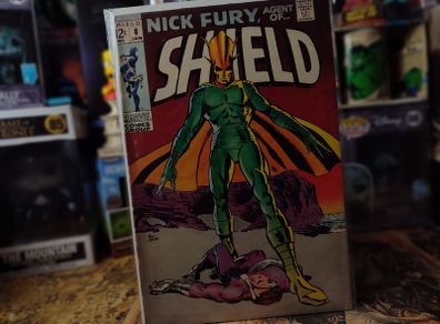 Nick Fury ! Agent of SHIELD ! Issue #8 ! Silver Age Comic from 1969 ! by DC Comics ! Vintage ! Avengers !