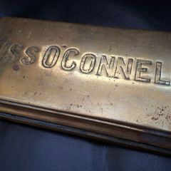 Antique Brass name plaque
